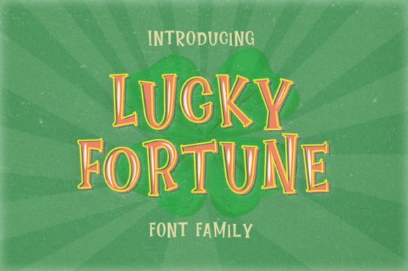 Lucky Fortune Family Font