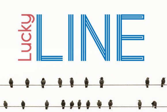 Lucky Line Font