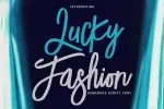 Lucky Fashion Brush Font