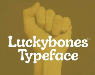 Luckybones Display Typeface Font