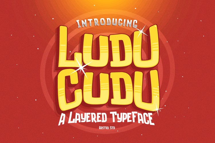 Luducudu Layered Typeface
