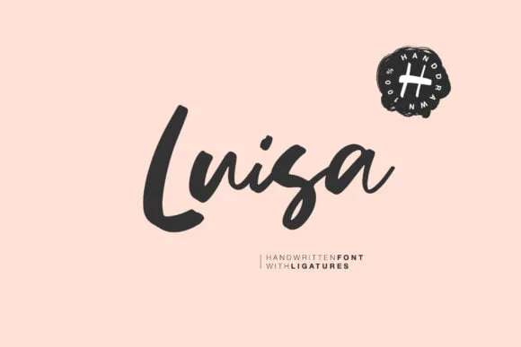 Luisa Script Font
