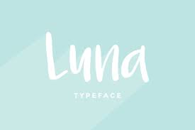 Luna Brush Typeface