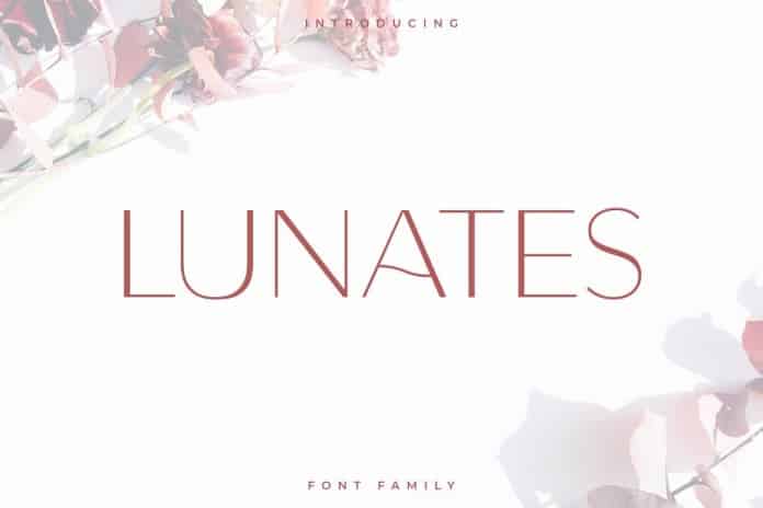 Lunates Font