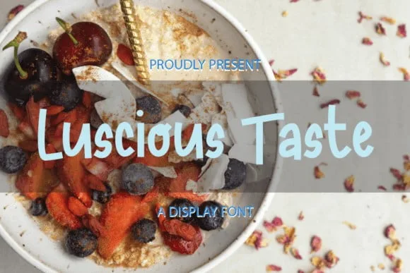 Luscious Taste Font