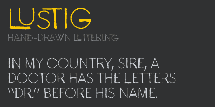 Lustig Font