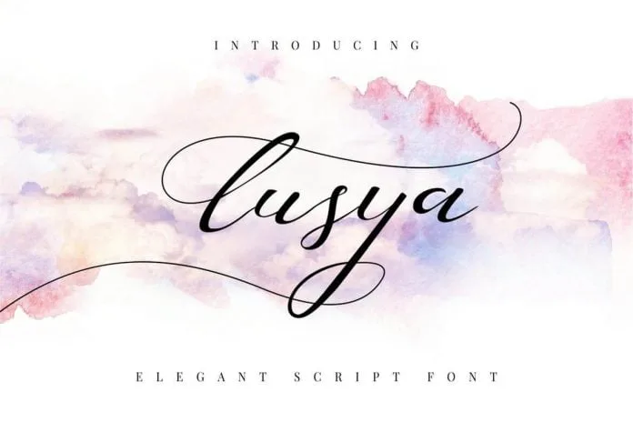 Lusya - Elegant Script