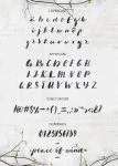 Luuna. Emotional Brush Font