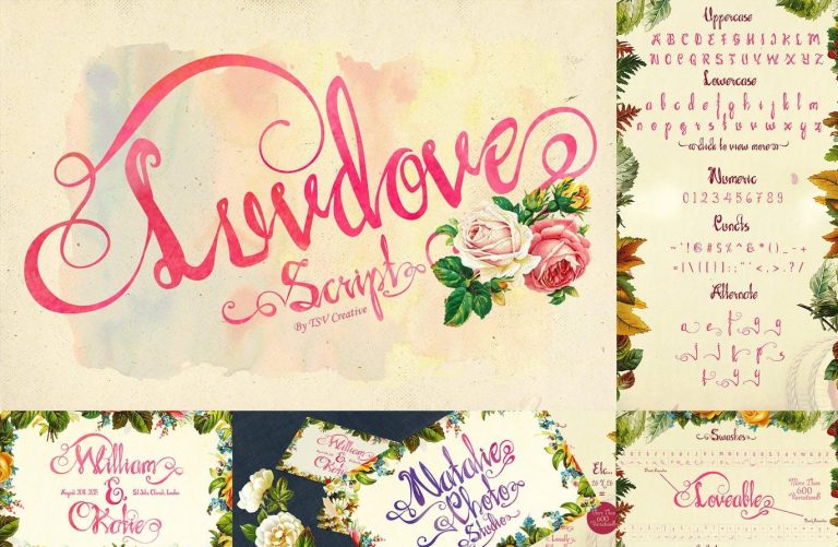 Luvdove Beautiful Script Font Free Download