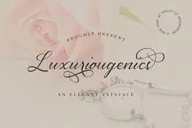 Luxuriougenics Font
