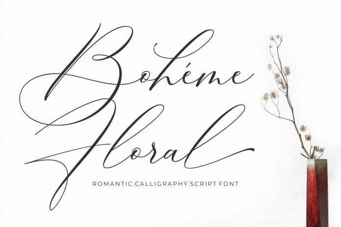 Luxury Font - Boheme Floral Font
