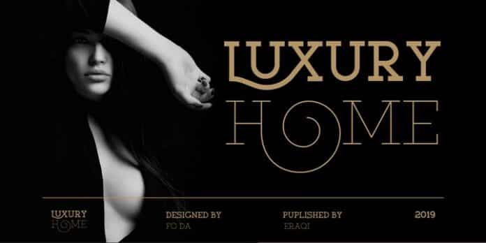 Luxury Home Font Family