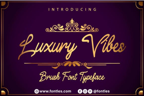 Luxury Vibes Font