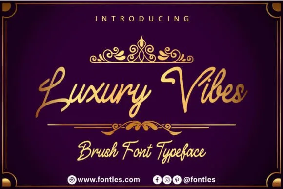 Luxury Vibes Font