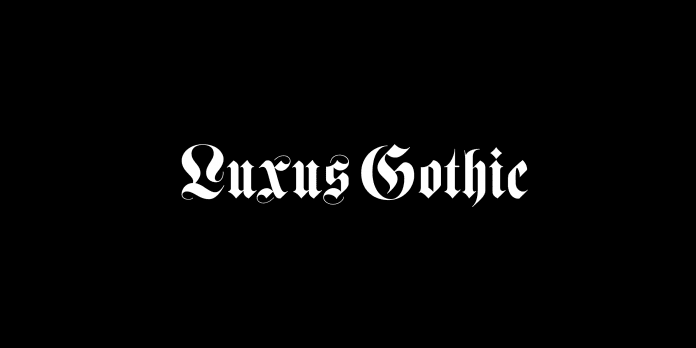 Luxus Gothic Typeface Font