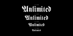 Luxus Gothic Typeface Font