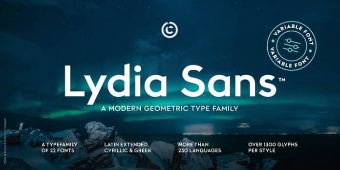Lydia Sans Font