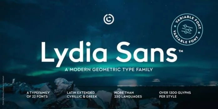 Lydia Sans Font