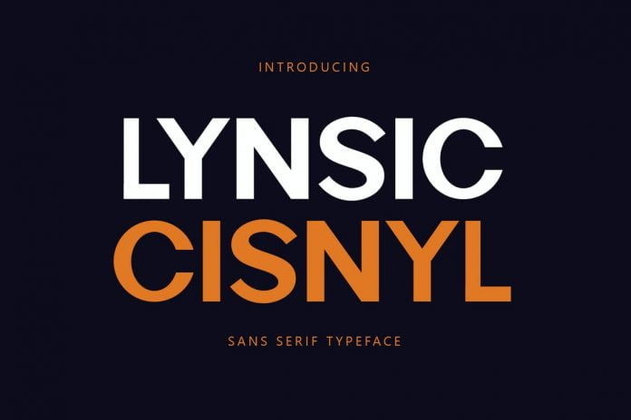 Lynsic Cisnyl - Sans Serif Font