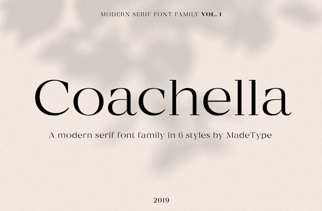 Coachella Font