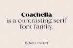 Coachella Font