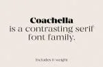 Coachella Font