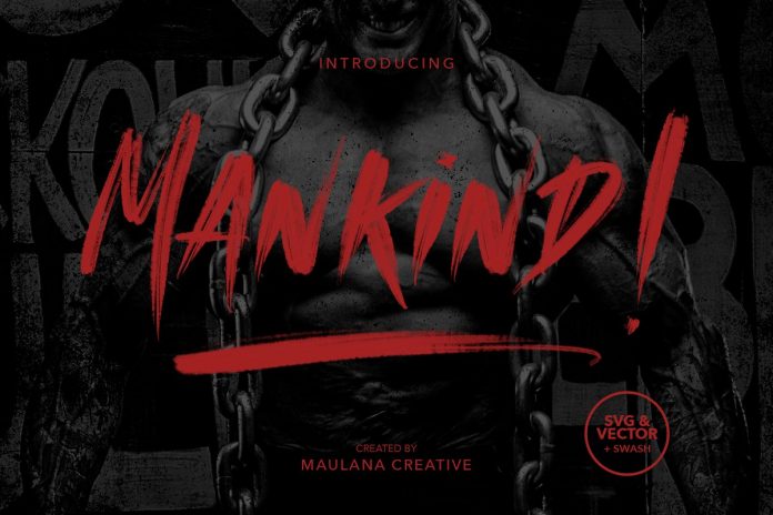 MANKIND - SVG Brush Font