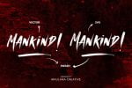 MANKIND - SVG Brush Font