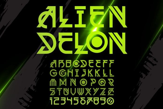 MCF Alien Delon Font