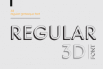 MD Grotesque 3D Font