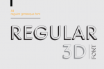 MD Grotesque 3D Font Family