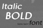 MD Pen Bold Italic Font