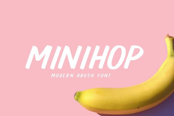 MINIHOP - Modern Brush Font