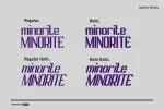 MINORITE DISPLAY TYPEFACE FONT