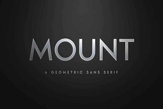 MOUNT - Modern Classy Geometric Sans Serif Font