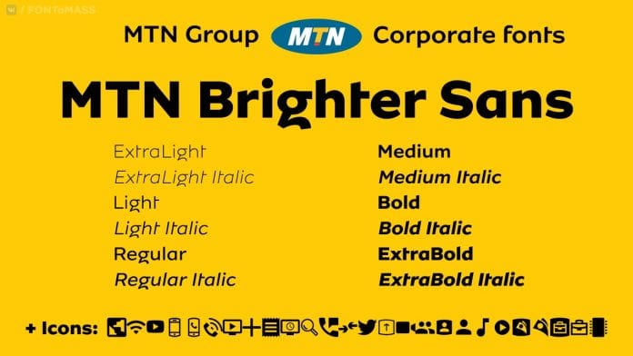 MTN Brighter Sans - Corporate Typeface