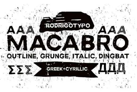 Macabro Font