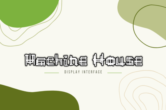 Machine House Font