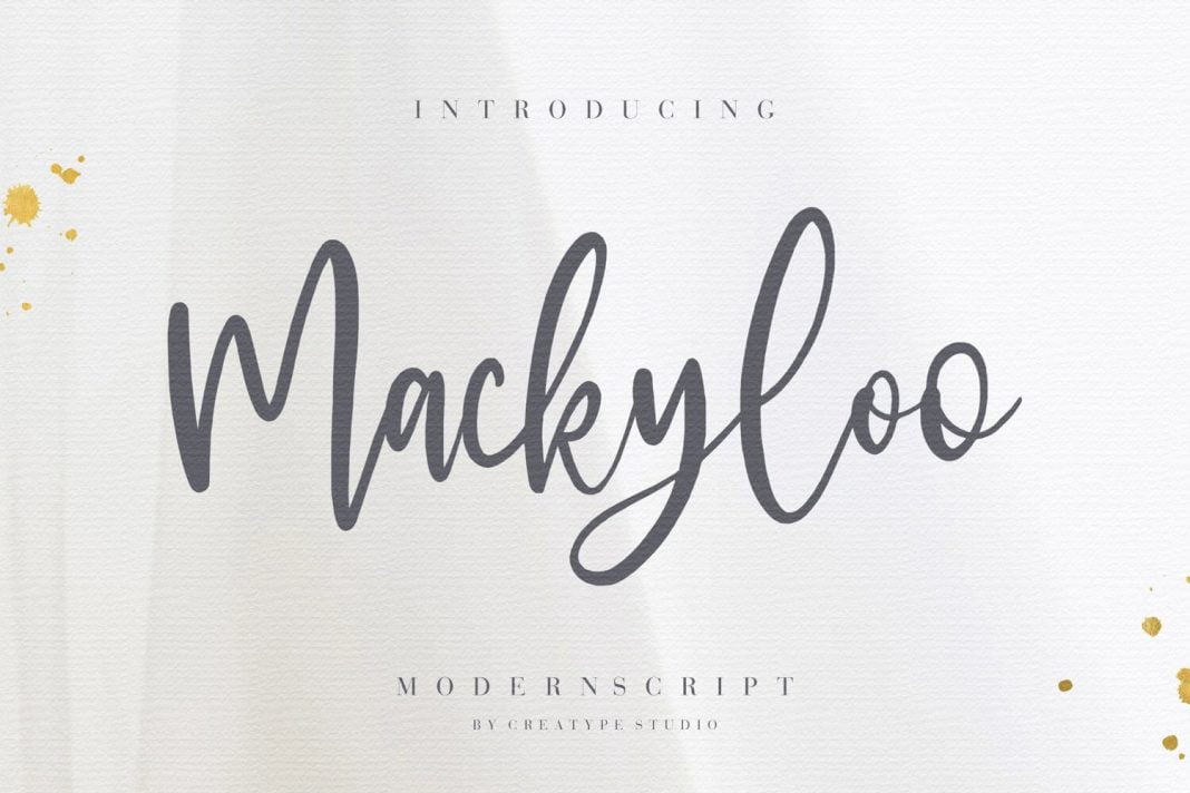 Mackyloo Modern Script