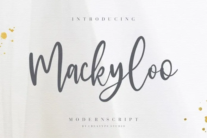 Mackyloo Modern Script