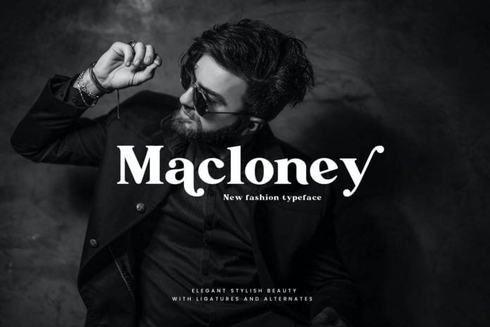 Macloney - Bold Serif Font