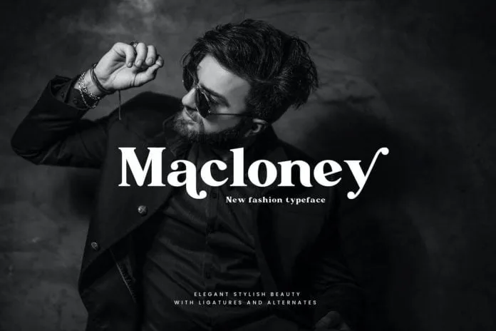 Macloney - Bold Serif Font