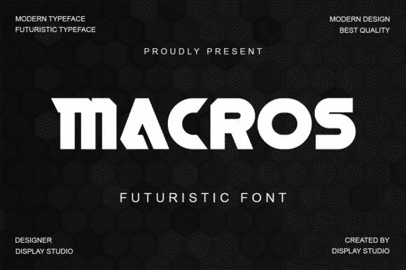Macros Font