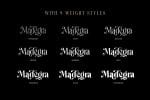 Madegra Serif (9 Weight Font Styles)