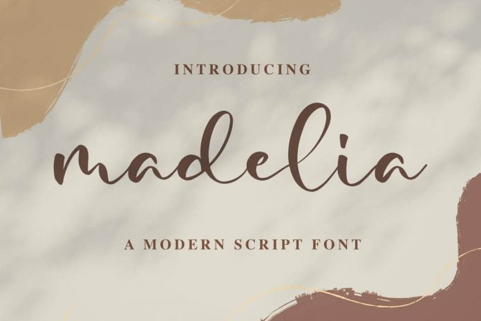 Madelia Modern Script Font