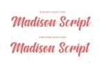 Madison Script Font