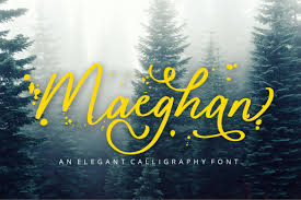 Maeghan Calligraphy Font