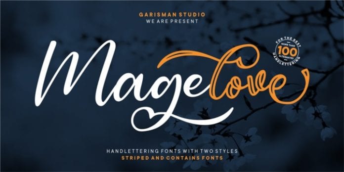 Magelove One Font
