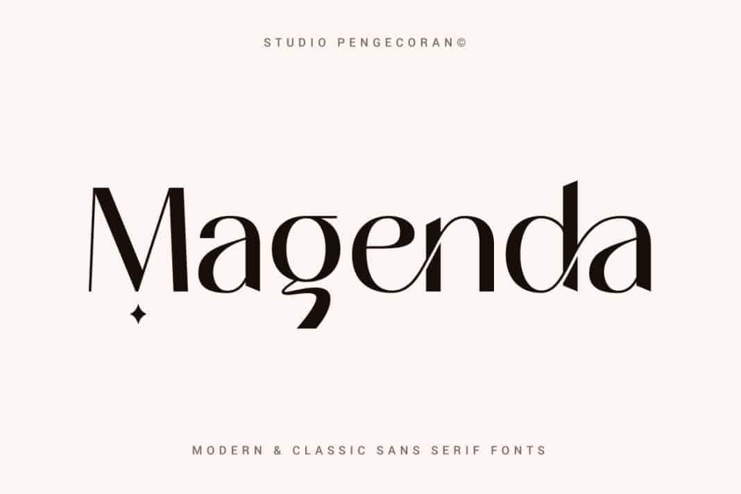 Magenda – Modern & Classic Sans Serif Fonts