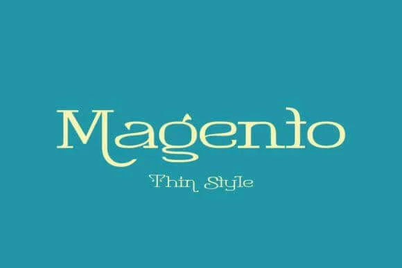 Magento Thin Font